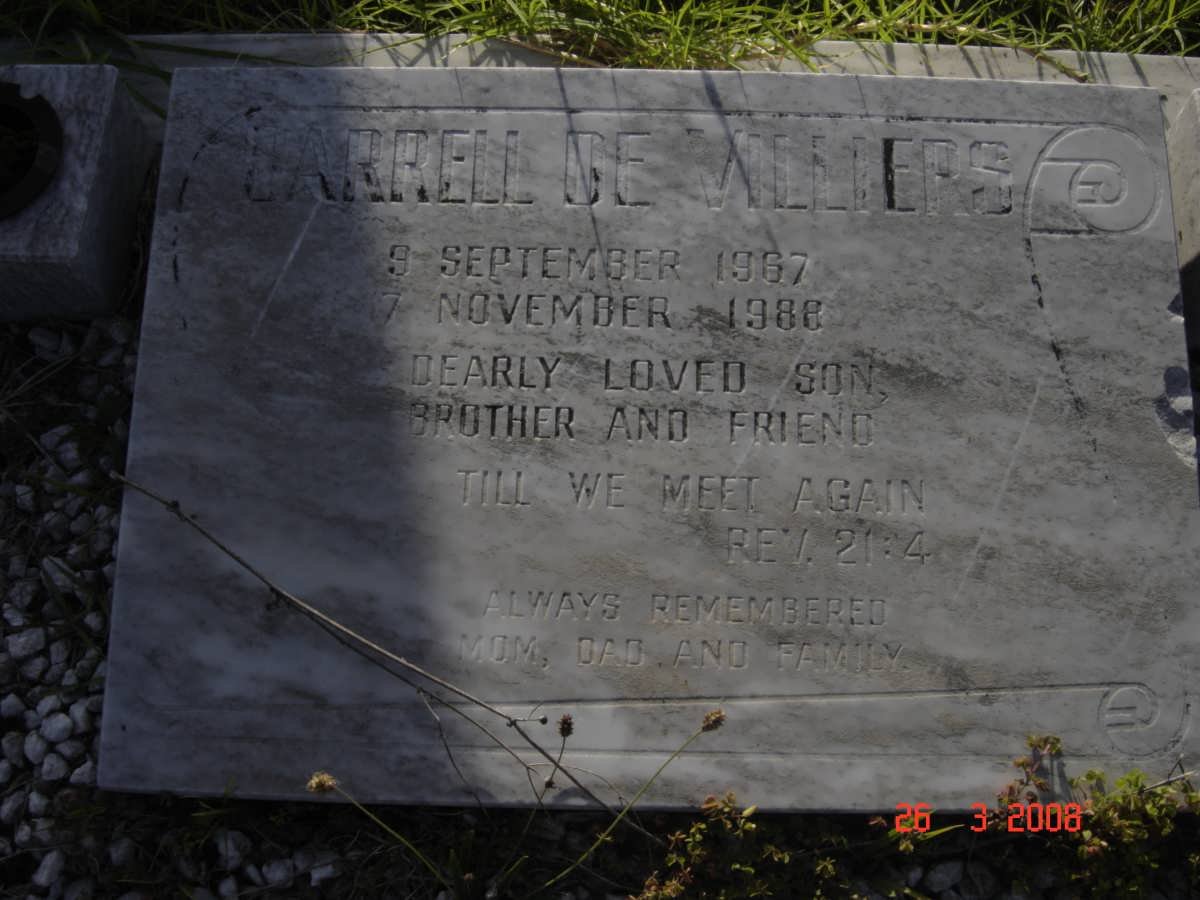 VILLIERS Farrel, de 1967-1988