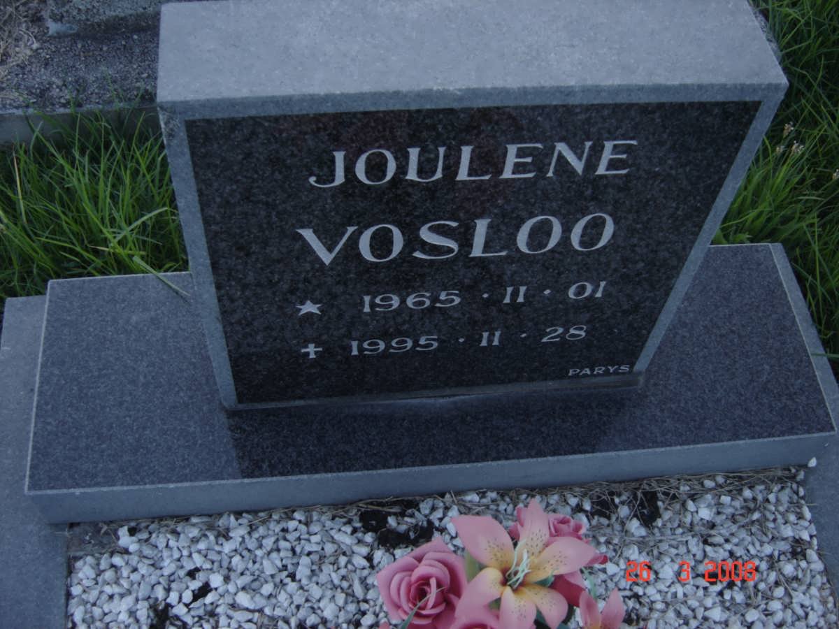 VOSLOO Joulene 1901-1928