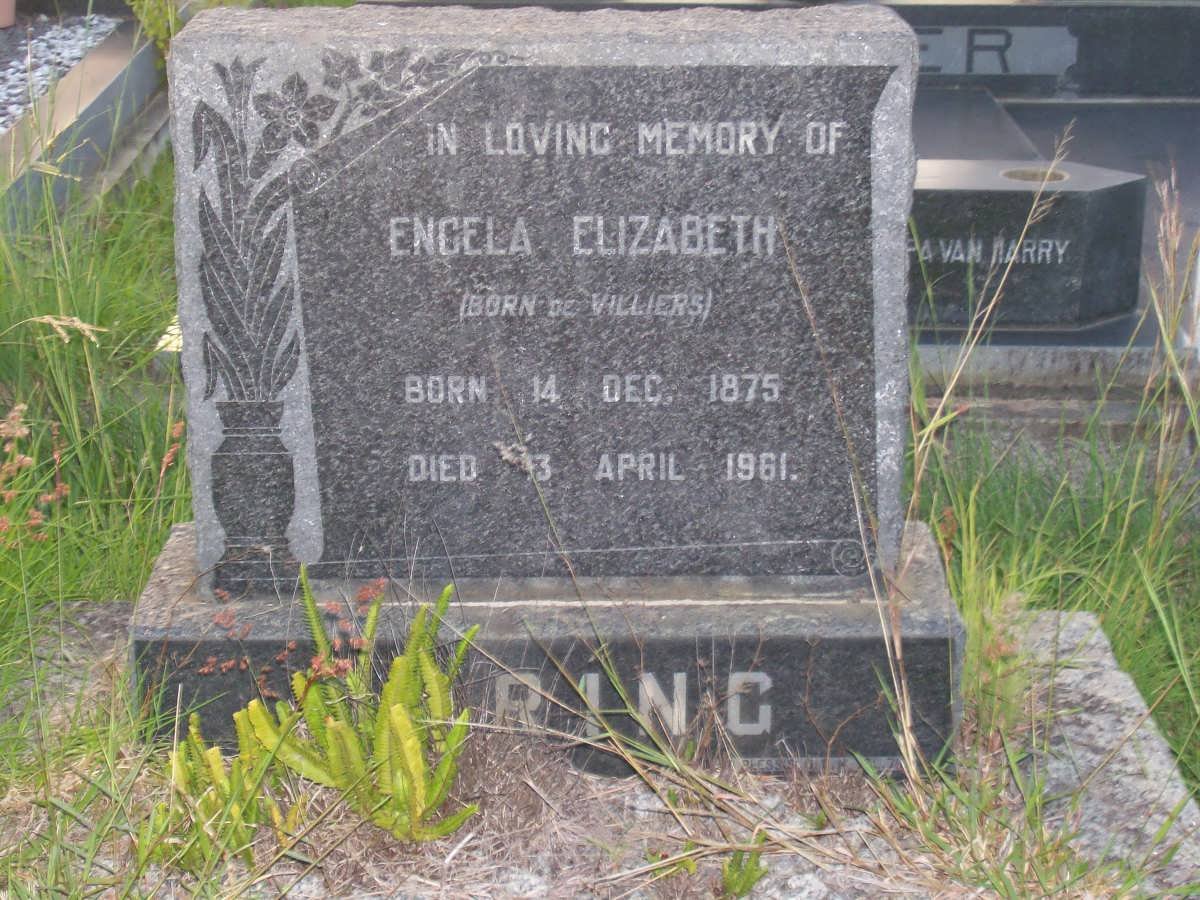 ?RING Engela Elizabeth 1875-1961