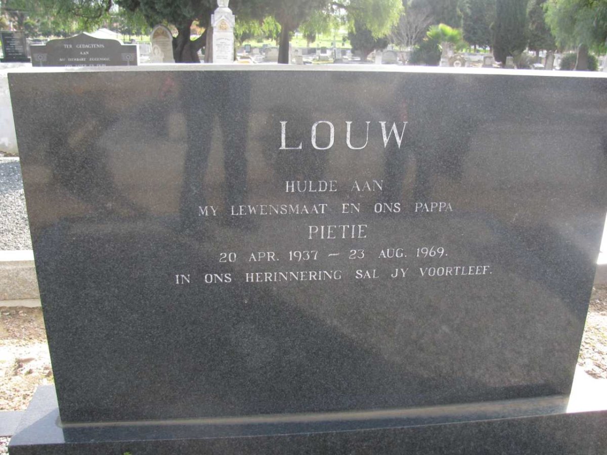 LOUW Pietie 1937-1969