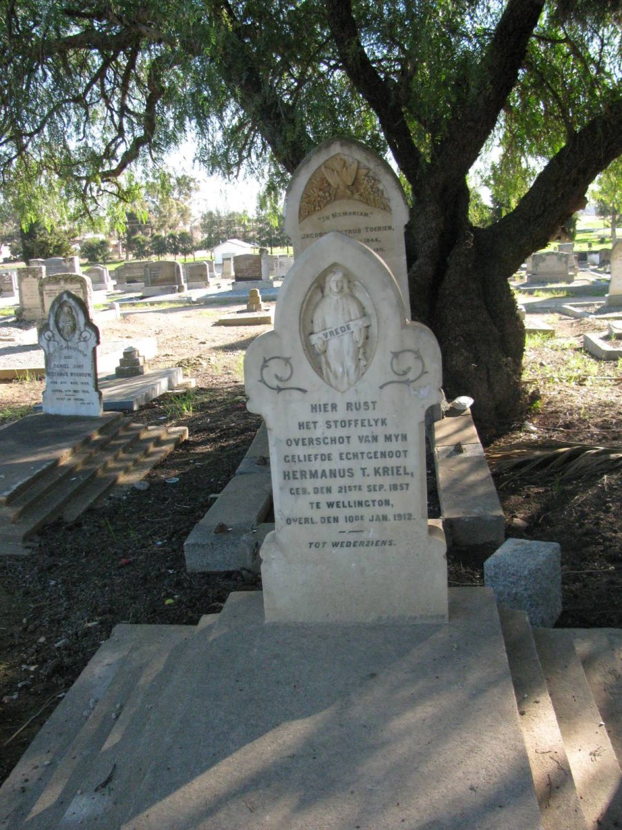 KRIEL Hermanus T. 1857-1913