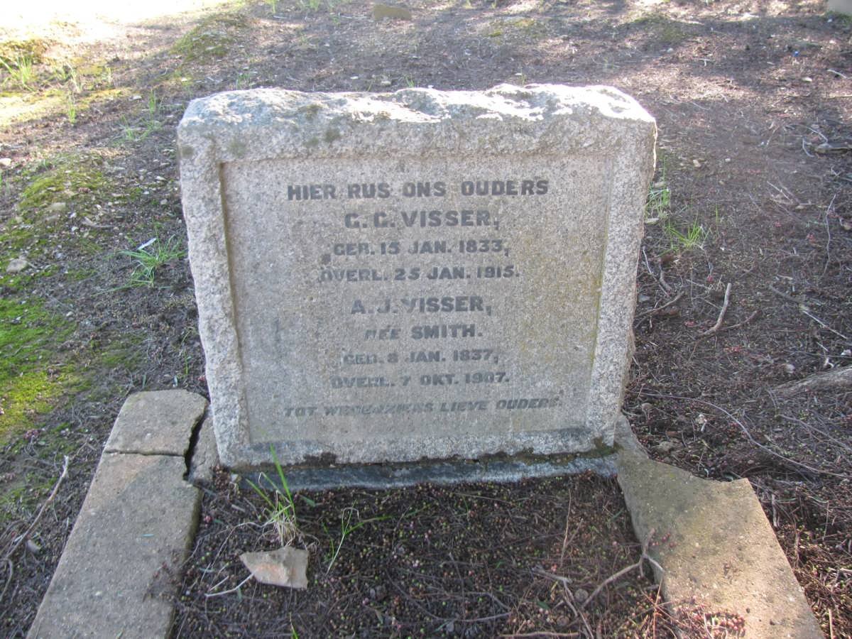 VISSER G.G. 1833-1915 &amp; A.J. SMITH 1837-1907
