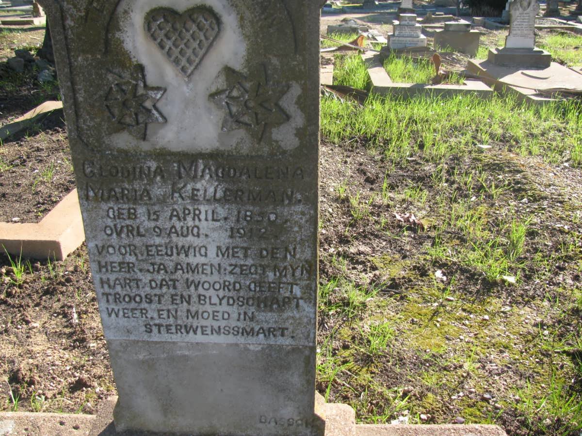 KELLERMAN Glodina Magdalena Maria 1950-1912