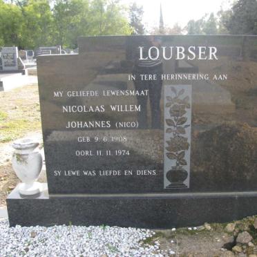 LOUBSER Nicolaas Willem Johannes 1908-1974