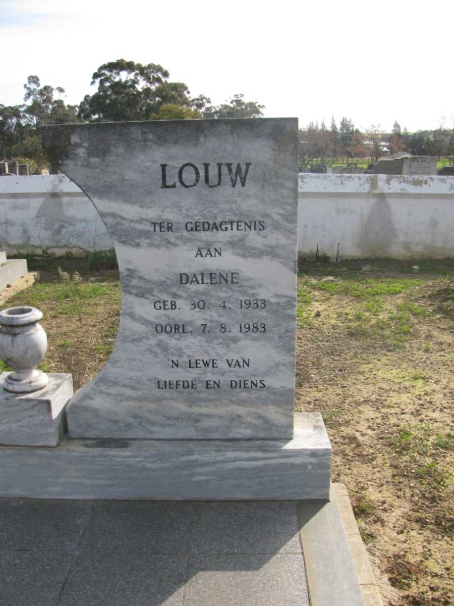LOUW Dalene 1933-1983