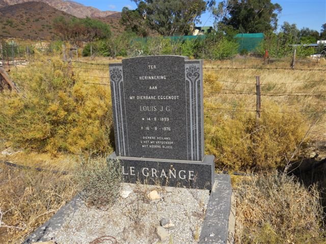 GRANGE Louis J.G., le 1899-1976