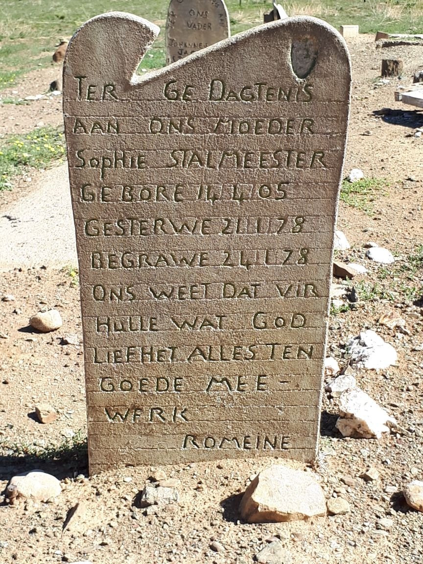 STALMEESTER Sophie 1905-1978