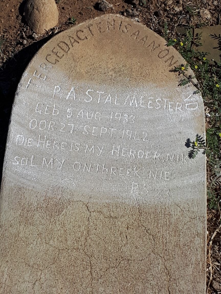 STALMEESTER P. A. 1933-1942