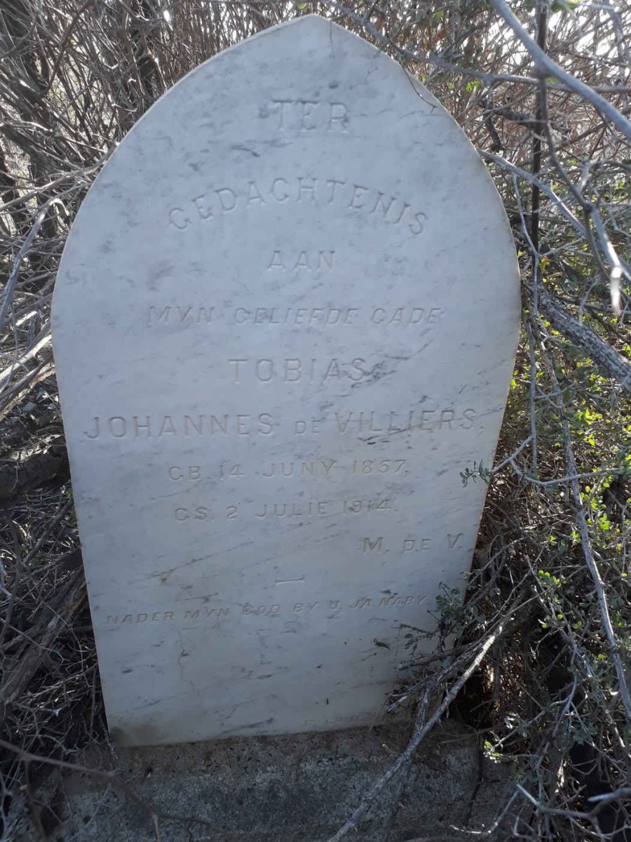 VILLIERS Tobias Johannes, de 1857-1914