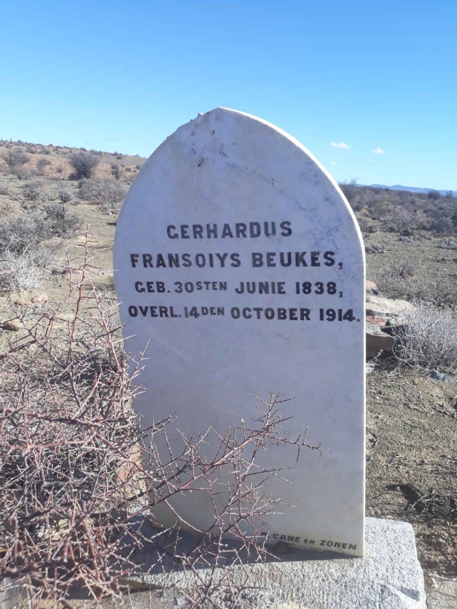 BEUKES Gerhardus Fransoiys 1838-1914