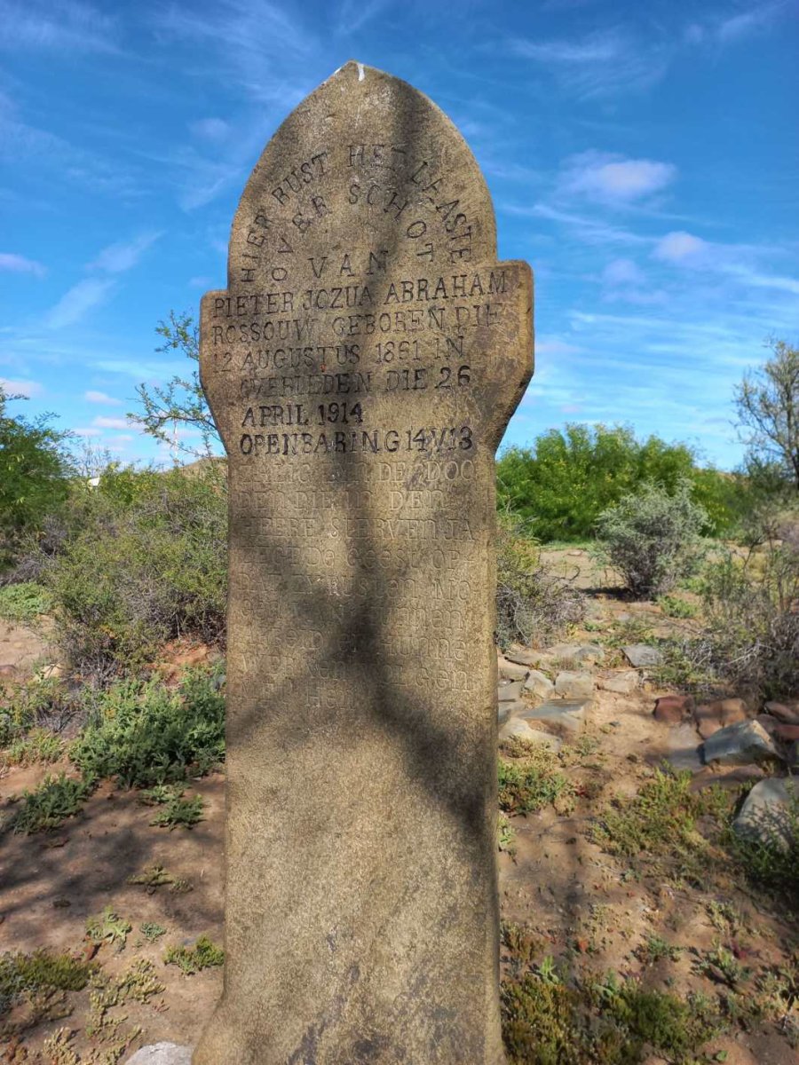 ROSSOUW Pieter Jozua Abraham 1861-1914