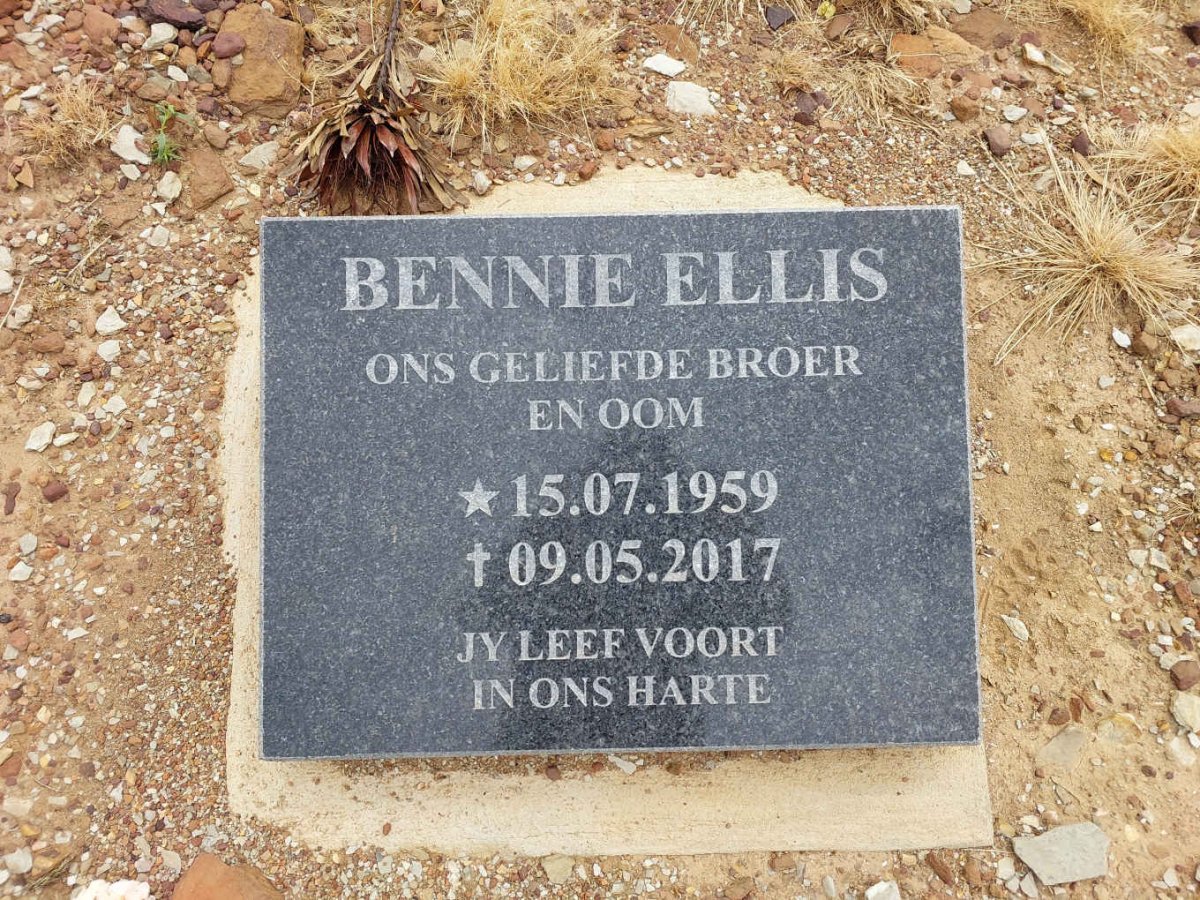 ELLIS Bennie 1959-2017