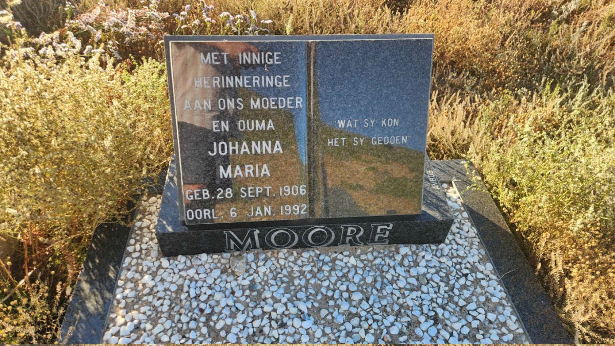 MOORE Johanna Maria 1906-1992