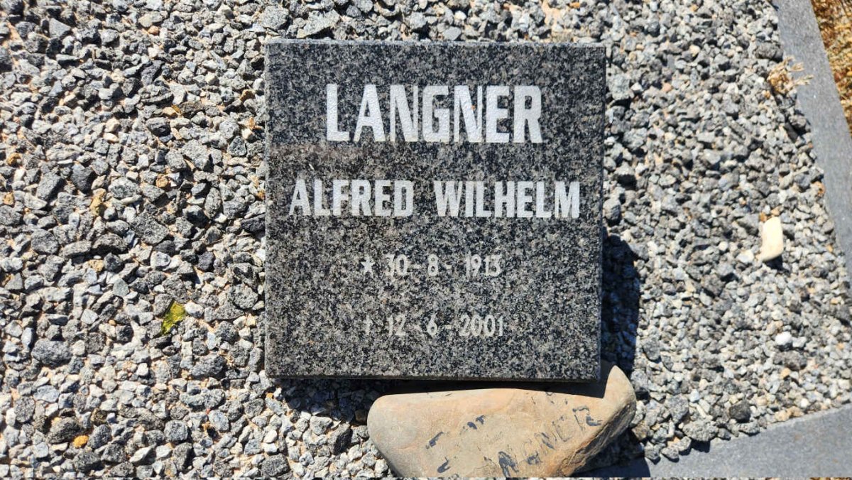 LANGNER Alfred Wilhelm 1913-2001