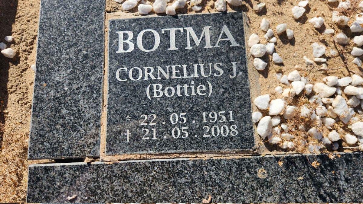 BOTMA Cornelius J. 1951-2008