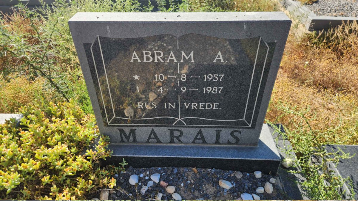 MARAIS Abram A. 1957-1987
