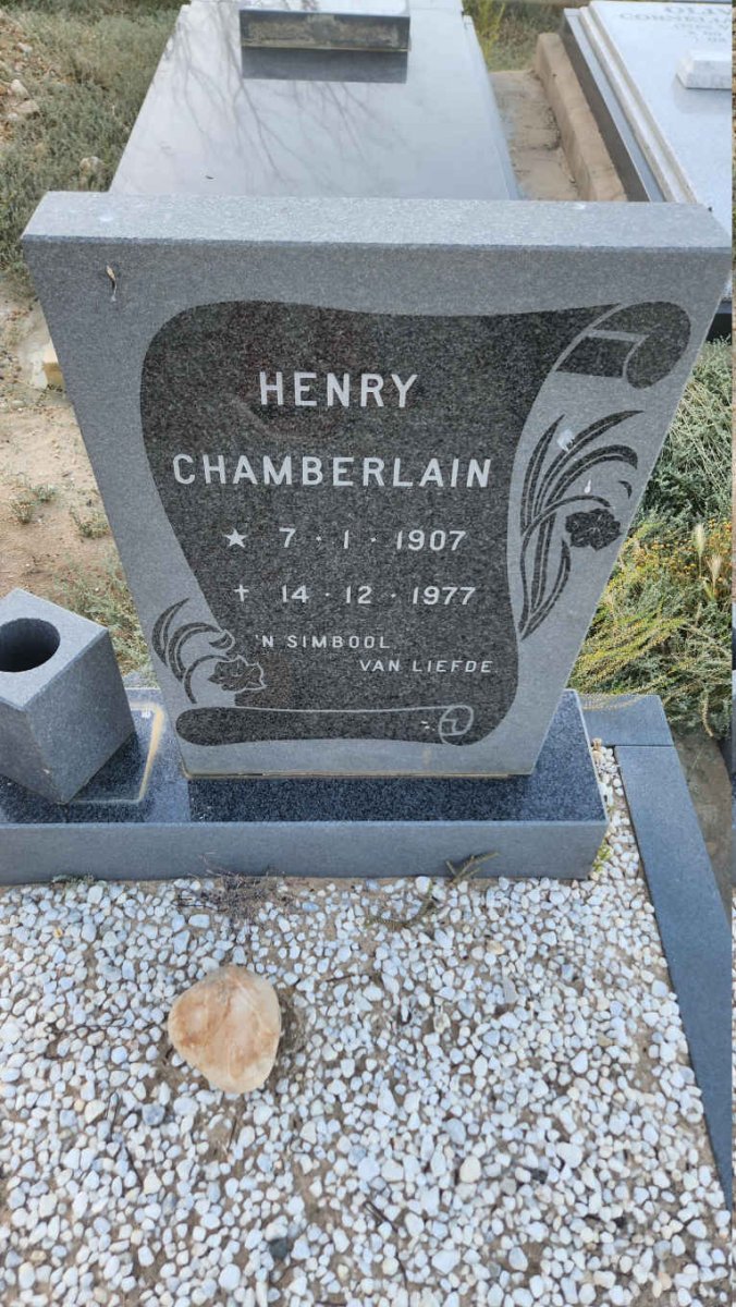 CHAMBERLAIN Henry 1907-1977