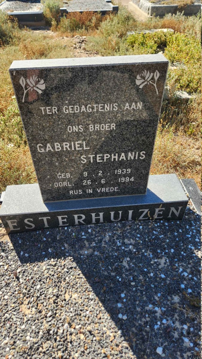 ESTERHUIZEN Gabriel Stephanis 1939-1994