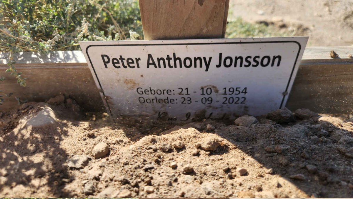 JONSSON Peter Anthony 1954-2022