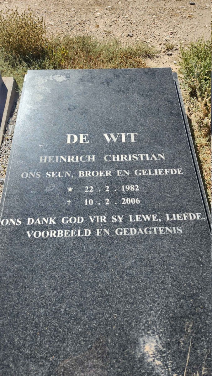 WIT Heinrich Christian, de 1982-2006