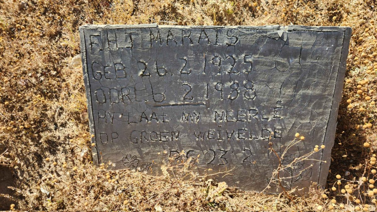 MARAIS F. H. J. 1925-1988
