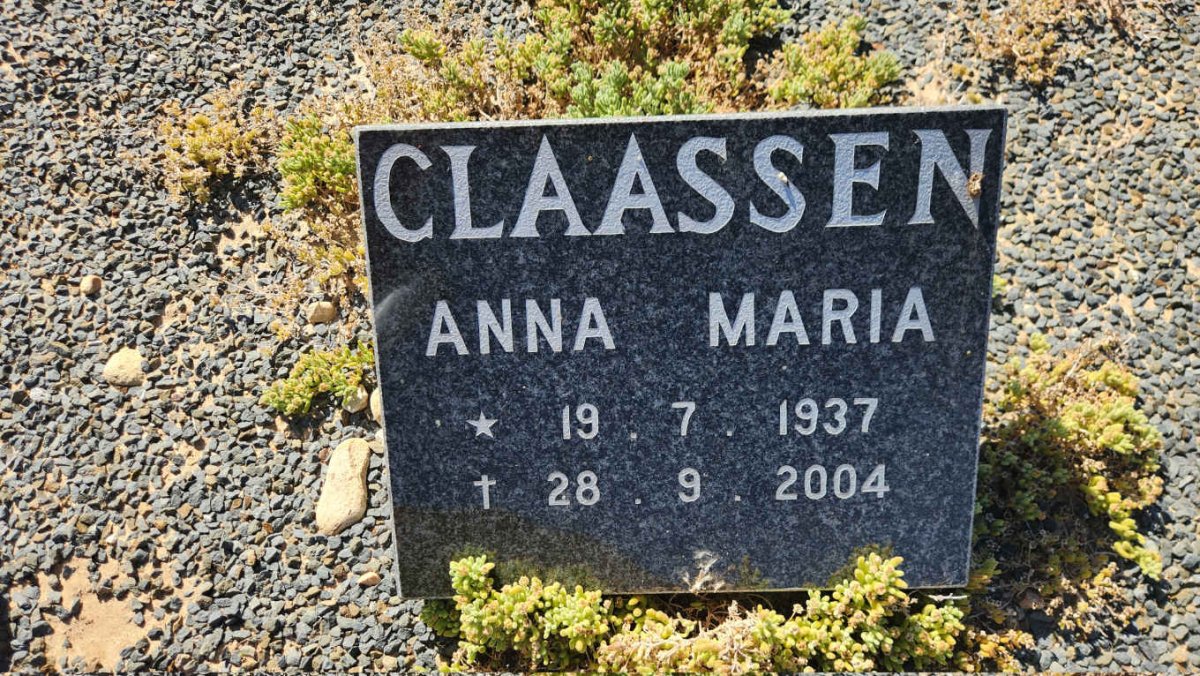 CLAASSEN Anna Maria 1937-2004