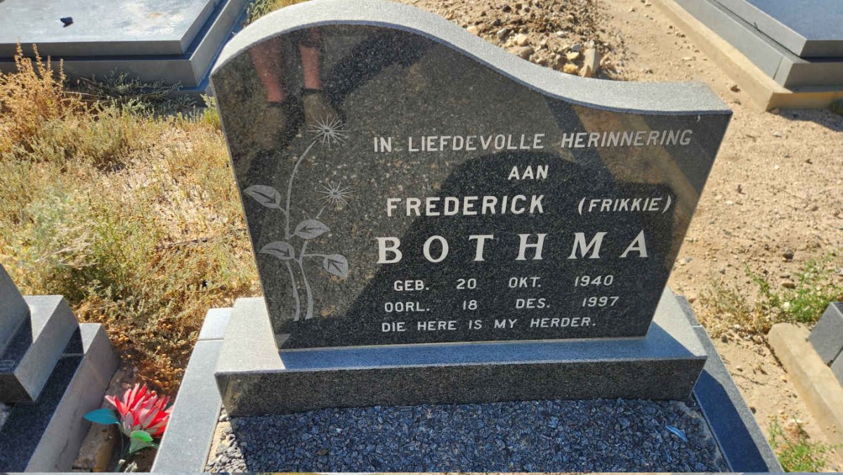BOTHMA Frederick 1940-1997