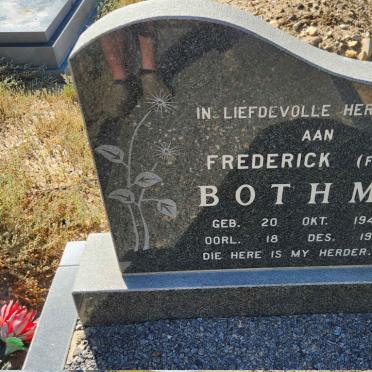 BOTHMA Frederick 1940-1997