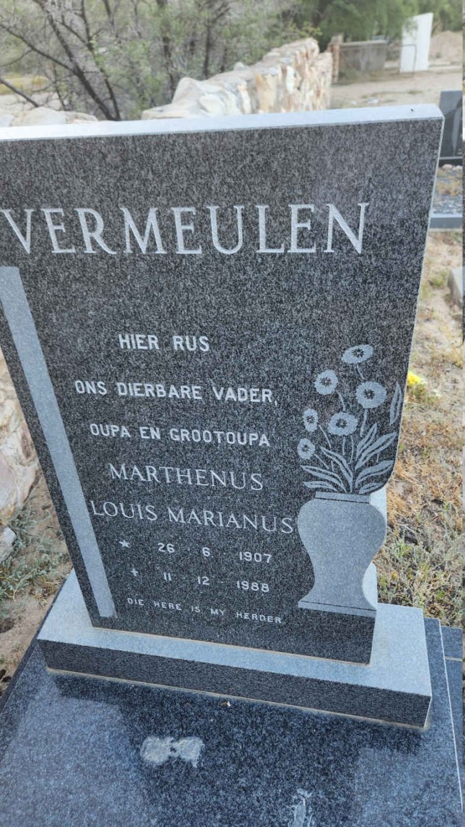 VERMEULEN Marthenus Louis Marianus  1907-1988