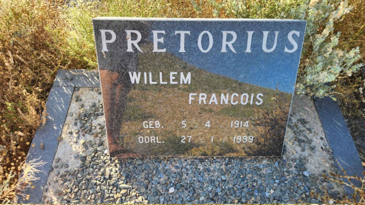 PRETORIUS Willem Francois 1914-1999