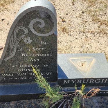MYBURGH Melt van der Spuy 1922-1983