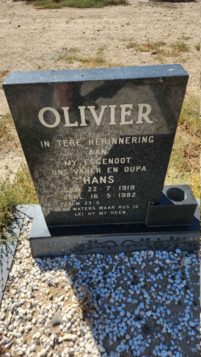 OLIVIER Hans 1919-1982