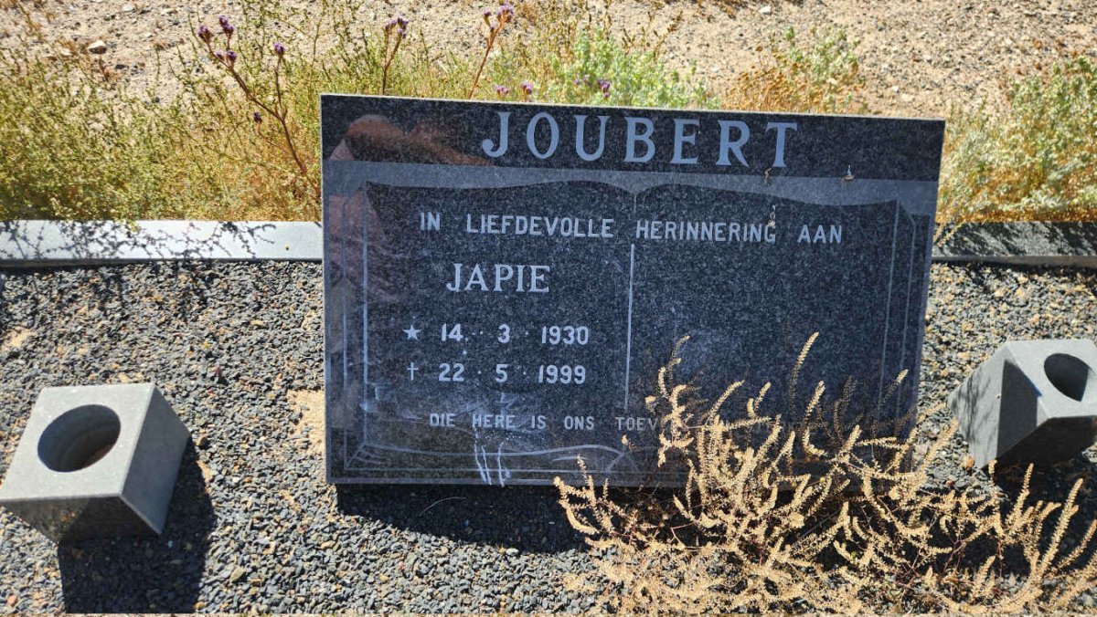 JOUBERT Japie 1930-1999
