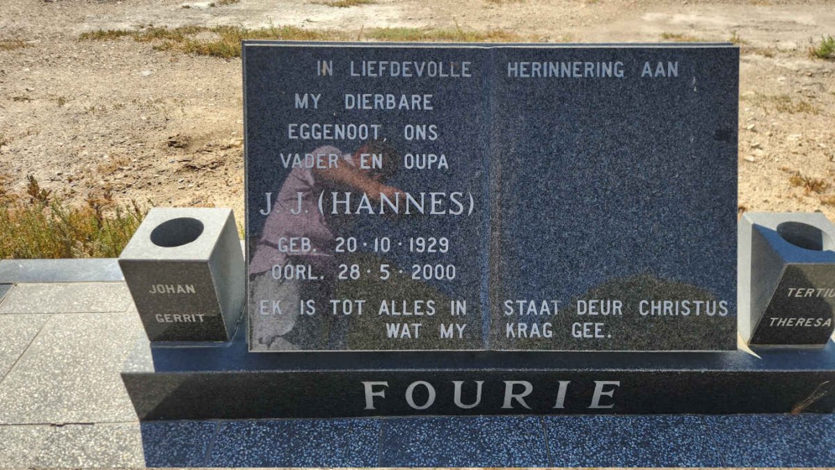 FOURIE J.J. 1929-2000