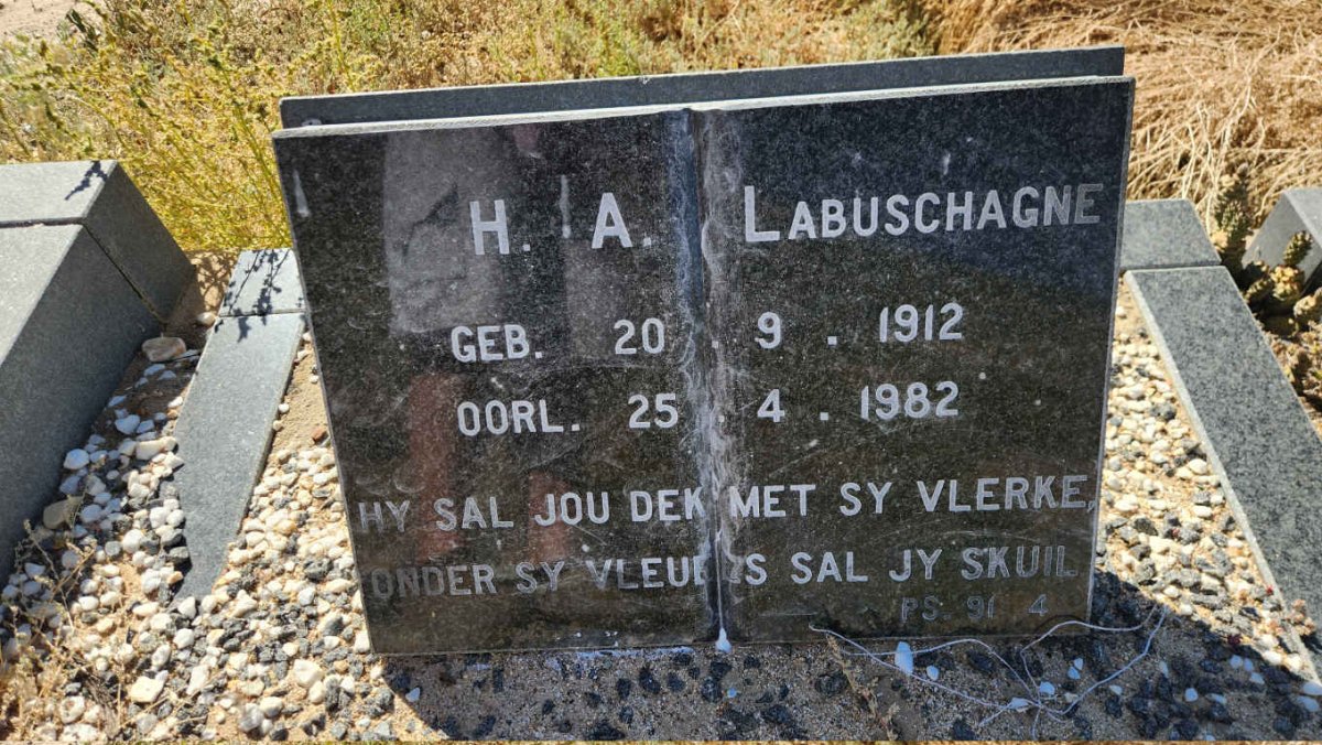 LABUSCHAGNE H.A. 1912-1982
