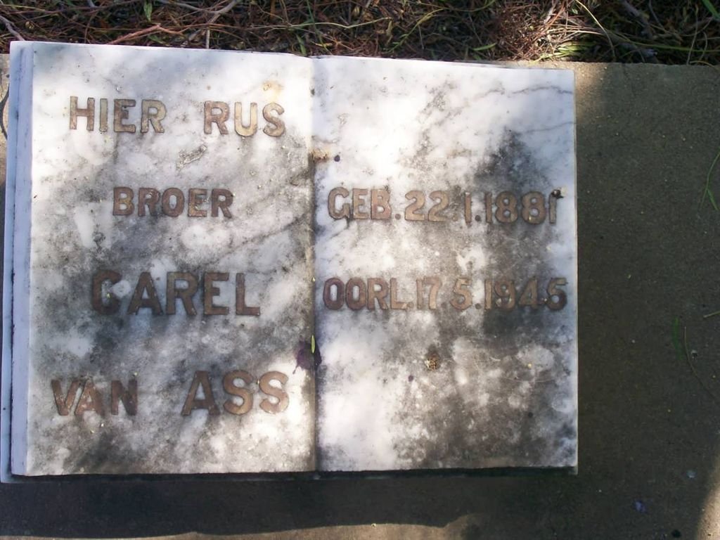 ASS Carel, van 1881-1945