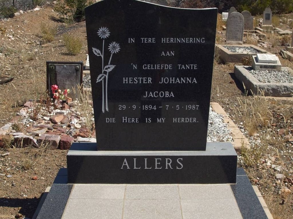 ALLERS Hester Johanna Jacoba 1894-1987