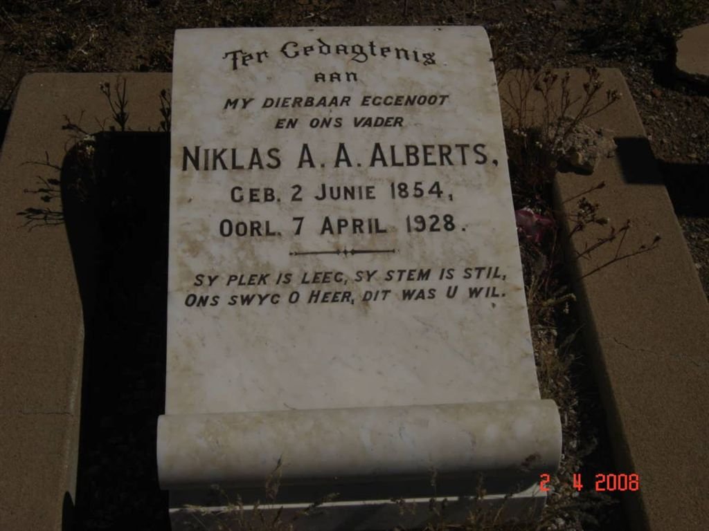 ALBERTS Niklas A.A. 1854-1928