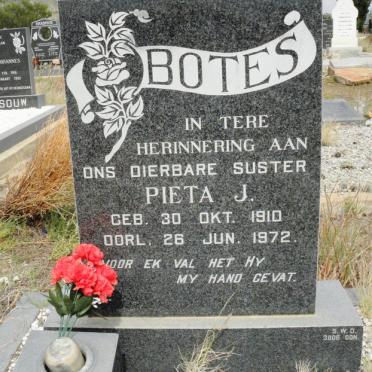 BOTES Pieta J. 1910-1972