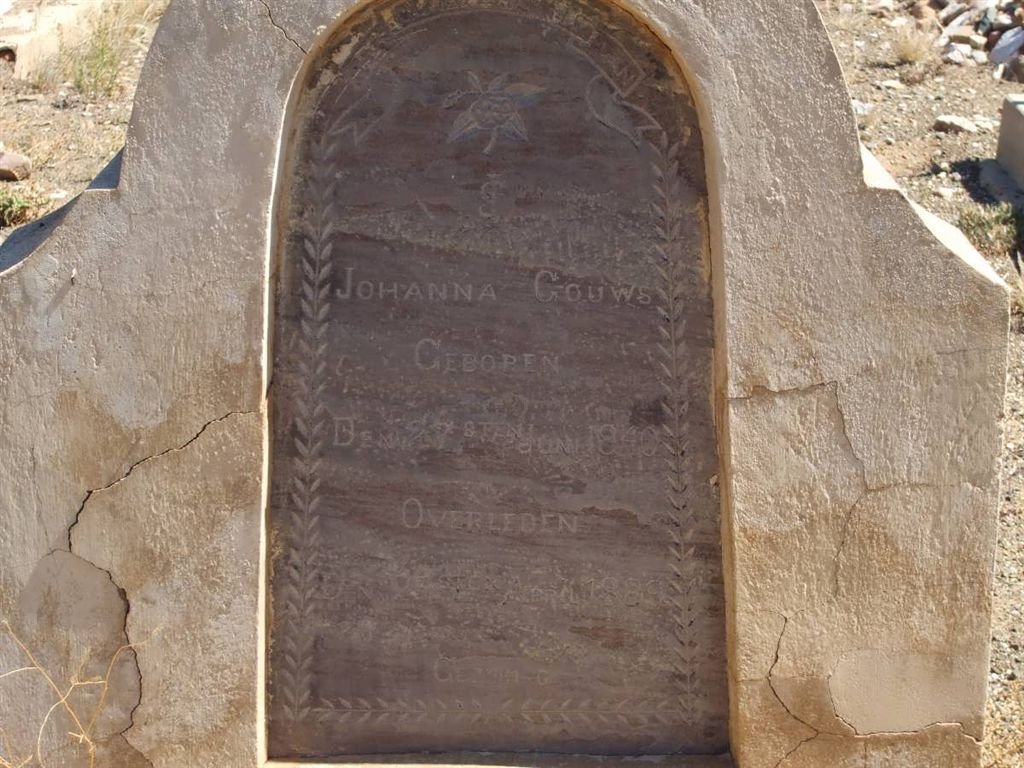 GOUWS Johanna 1840-1889