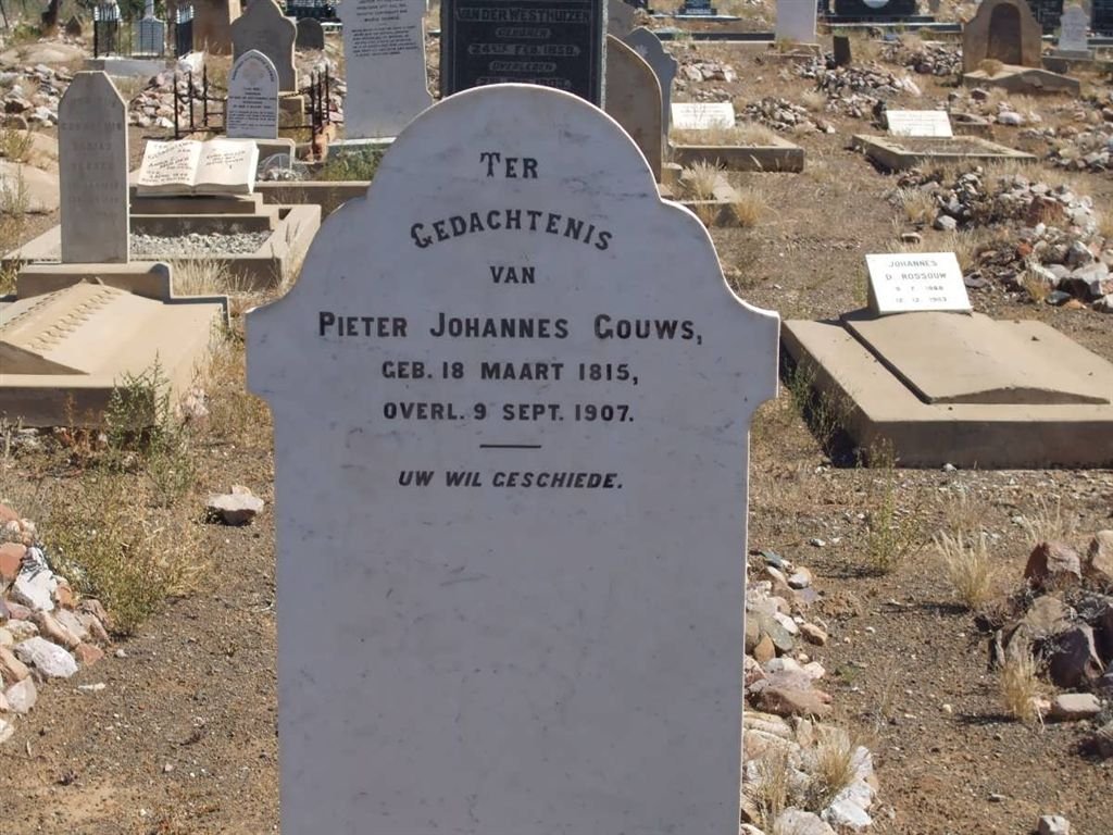 GOUWS Pieter Johannes 1815-1907