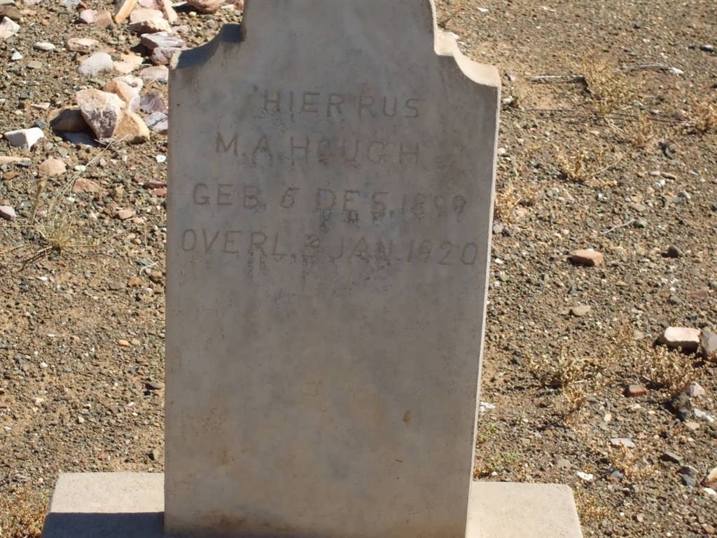 HOUGH M.A. 1899-1920