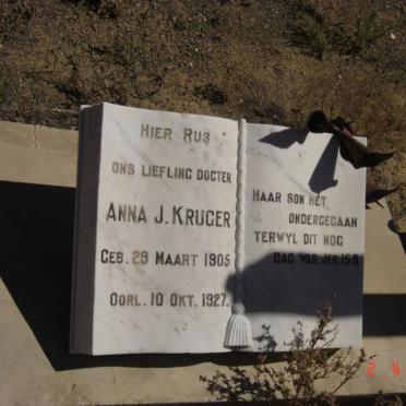 KRUGER Anna J. 1905-1927