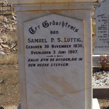 LUTTIG Sameul P.S. 1830-1907