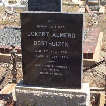 OOSTHUIZEN Ockert Almero 1836-1922