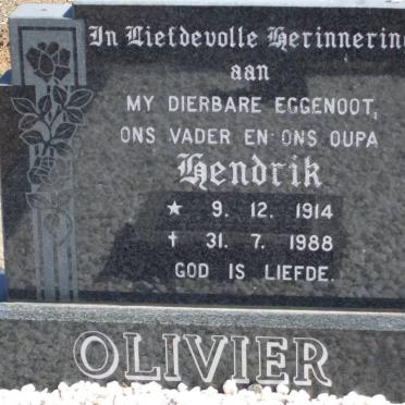 OLIVIER Hendrik 1914-1988