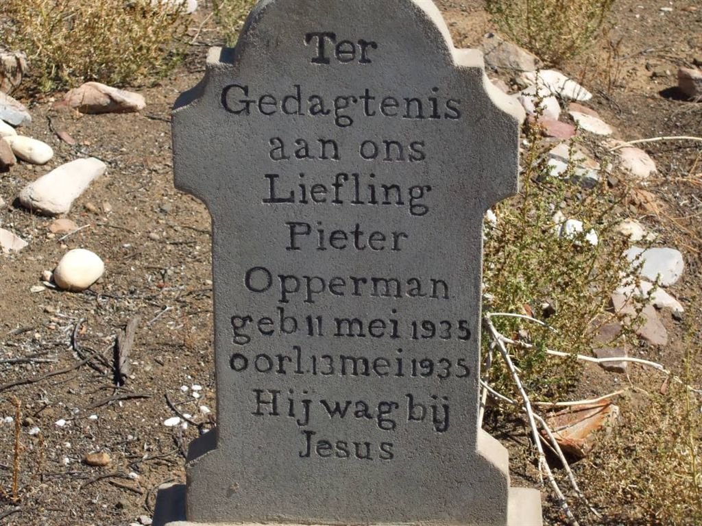 OPPERMAN Pieter 1935-1935