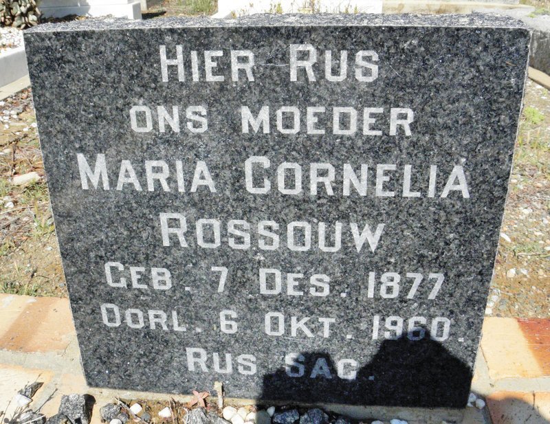 ROSSOUW Maria Cornelia 1877-1960