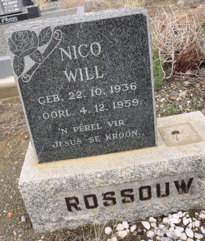 ROSSOUW Nico Will 1936-1959