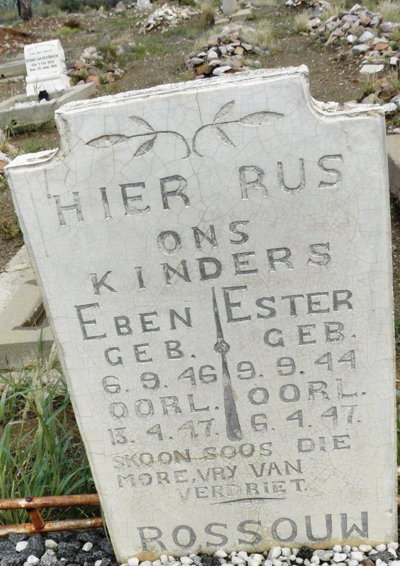 ROSSOUW Eben 1946-1947 :: ROSSOUW Ester 1944-1947